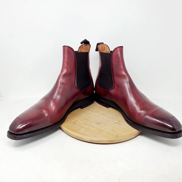 J Fitzpatrick Chelsea Boots Mens 10 E Alki MTO LPB Last City‎ Rubber Sole Shoes main image 15